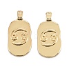 Brass Pendants KK-O140-20G-10-2