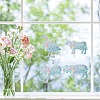 Waterproof PVC Colored Laser Stained Window Film Adhesive Stickers DIY-WH0256-034-9