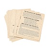 Blank Word Cards AJEW-P131-05-2