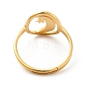 Ion Plating(IP) 201 Stainless Steel Moon & Star Adjustable Ring for Women LS-RJEW-F131-07G-3