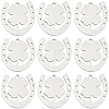 20Pcs 201 Stainless Steel Pendants STAS-SC0009-18-1