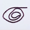 Electroplate Non-Magnetic Synthetic Hematite Beads Strands G-F562-S06-2
