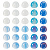 50Pcs 5 Colors Resin UV Reactive Beads RESI-TA0005-70-3