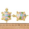 304 Stainless Steel Enamel Big Pendants X-STAS-L299-24G-03-3