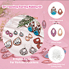DIY Long Dangle Earring Making Kit DIY-HY0001-41-5
