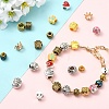 30Pcs 15 Styles Tibetan Style Alloy European Beads TIBE-YW0002-07-5