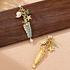 Alloy Enamel Stud Earrings WG049B8-01-2