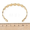 201 Stainless Steel Cuff Bangles for Women BJEW-T024-01A-G-3