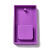 DIY Rectangle Pendant Silicone Molds AJEW-A034-02-2