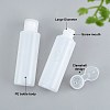 100ml PE Plastic Empty Refillable Flip Cap Bottles MRMJ-WH0037-13C-4