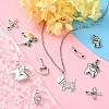 100Pcs 10 Styles Tibetan Style Alloy Charms TIBEP-CJ0002-65-6