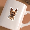 50Pcs PVC Waterproof Dog Sticker Labels STIC-PW0025-02-4