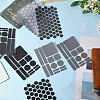 12 Sheets 6 Styles PEVA Anti-Slip Stickers AJEW-CA0005-59-5