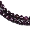 Natural Ruby Beads Strands G-P553-G01-05-4