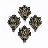 Tibetan Style Alloy Chandelier Component Links TIBE-N011-002AB-NR-1