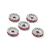 304 Stainless Steel Rhinestone Spacer Beads RB-CBA18B7-01P-08-1