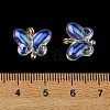Alloy Glass Pendants GLAA-P080-01G-05-3