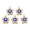 Alloy Enamel Pendants PALLOY-N153-51-3