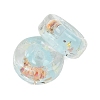 Luminous Handmade Foil Glass Beads LAMP-P020-01A-07-3