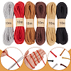 6 Bunldes 6 Colors Braided Polycotton Round Twine OCOR-CY0004-24B-6