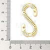 Rack Plating Brass Micro Pave Cubic Zirconia Pendants KK-L224-067G-3