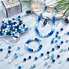 600Pcs 5 Colors Dyed Natural Wood Beads WOOD-SC0002-39-4