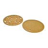 Floral Silicone Heat Insulation Coasters AJEW-K055-01B-2