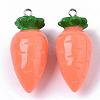 Carrot Resin Pendants X-RB715Y-3