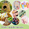 90Pcs 9 Styles Bees & Flower Opaque Resin Cabochons RESI-PH0002-74-5