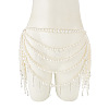 Iron & Imitation Pearl Multilayered Tassel Sexy Waist Beads Body Chains WG19B3D-02-3