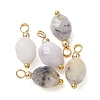 Natural Flower Opal Pendants PALLOY-JF05389-2