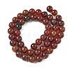 Natural Orange Garnet Beads Strands G-G271-B01-8mm-3