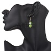 Handmade Glass Seed Beads Apple Dangle Earrings EJEW-MZ00575-01-3