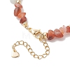 Natural Gemstone Chip Beaded Bracelets for Women BJEW-JB13350-5
