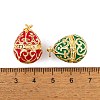 Brass Enamel Pendants KK-E112-13G-4