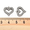 304 Stainless Steel Rhinestone Pendants STAS-S131-03P-3