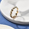 Brass Open Cuff Rings for Women RJEW-U032-04P-1