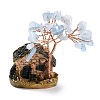 Resin & Natural Aquamarine Model Ornament DJEW-Z001-01B-3