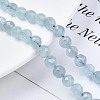 Natural Aquamarine Beads Strands X-G-S345-6mm-014-4