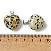 Natural Dalmatian Jasper Pendants G-F820-10A-03-3
