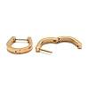 304 Stainless Steel Huggie Hoop Earrings STAS-H156-14B-G-3