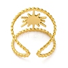 Golden 304 Stainless Steel Open Cuff Rings RJEW-K261-06G-01-3