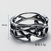 304 Stainless Steel Finger Rings FS-WG2B888-02-2