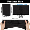 3Pcs Elastic Fabric Book Covers AJEW-CP0012-10-2