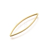 Brass Open Back Bezel Link Rings X-KK-B152-08B-G-2