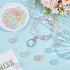 28Pcs 7 Colors Luminous Acrylic Beads OACR-PA0002-06-4