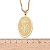 304 Stainless Steel Pendant Necklaces LS-NJEW-B153-02C-G-3