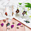 24Pcs 6 Style Spring and summer series Acrylic Pendants SACR-SC0001-12-4