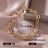 Vintage Style 304 Stainless Steel Cable Chain Necklaces for Women EW9990-2-1