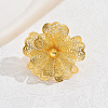 Elegant Middle Eastern Style Flower Iron Cuff Rings for Wedding Party RY8475-4